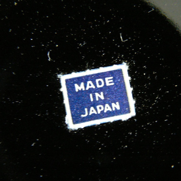 VTG black lacquer Bamboo design gold on black lacquer set of 6 goblets tray Box - Picture 12 of 12